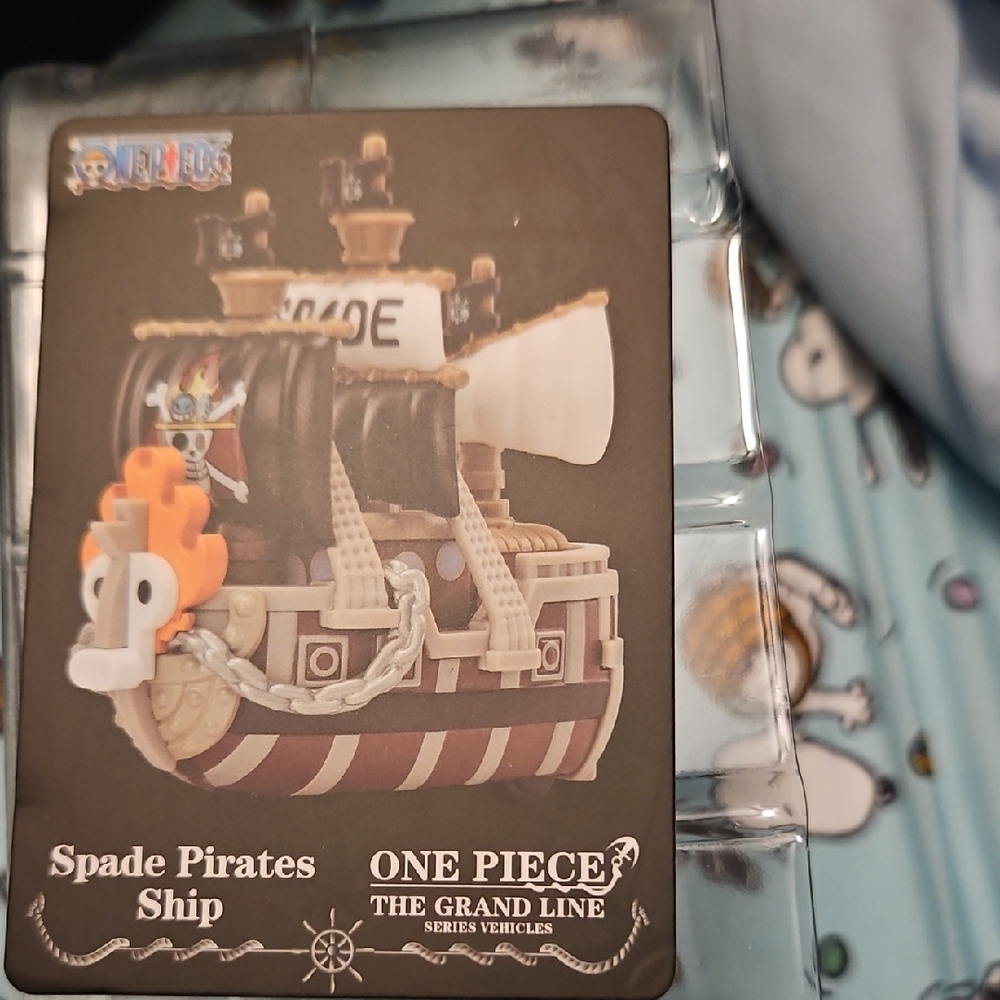 One Piece Spade Pirate Ship Grand Line Vehicle From Popmart